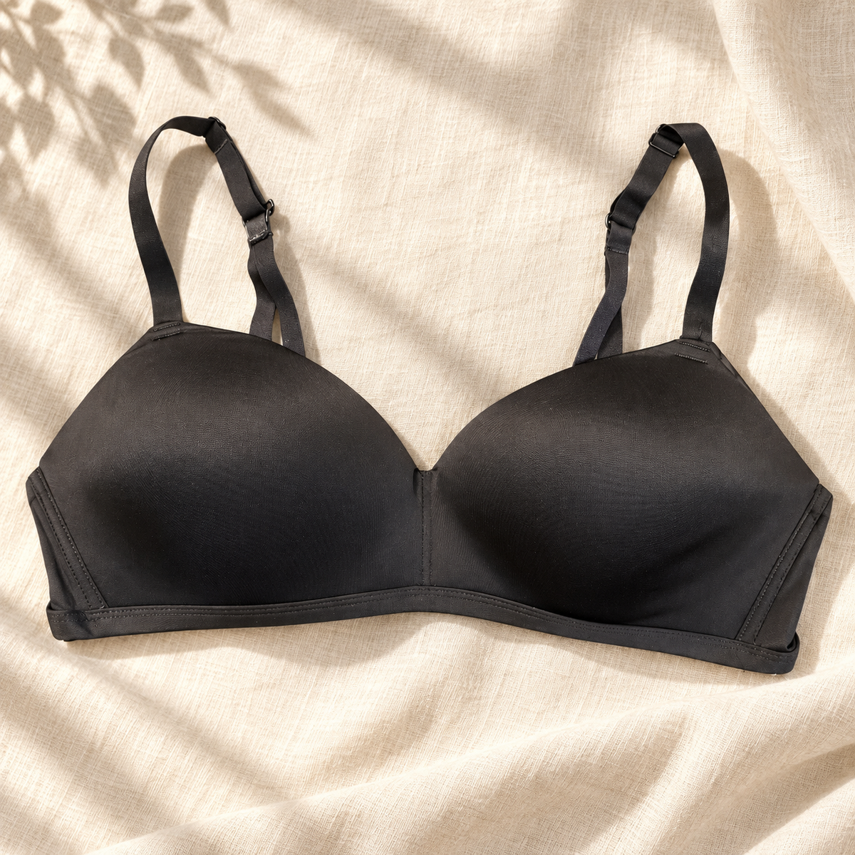 Kindly Yours black wirefree T-shirt bra lifestyle view