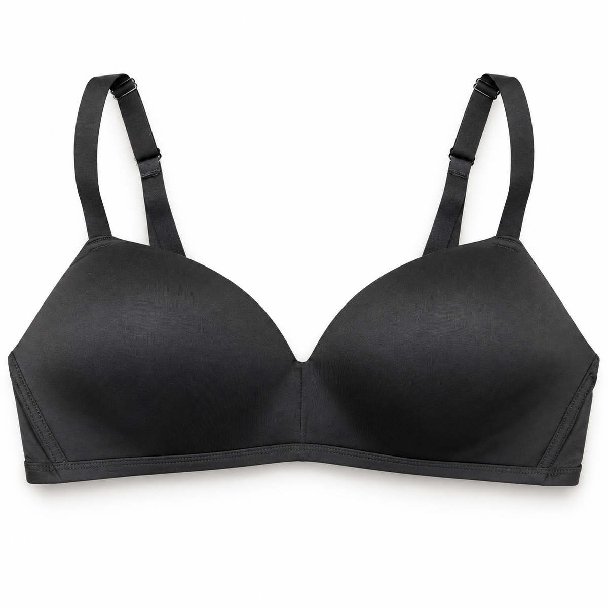 Kindly Yours black wirefree T-shirt bra studio view