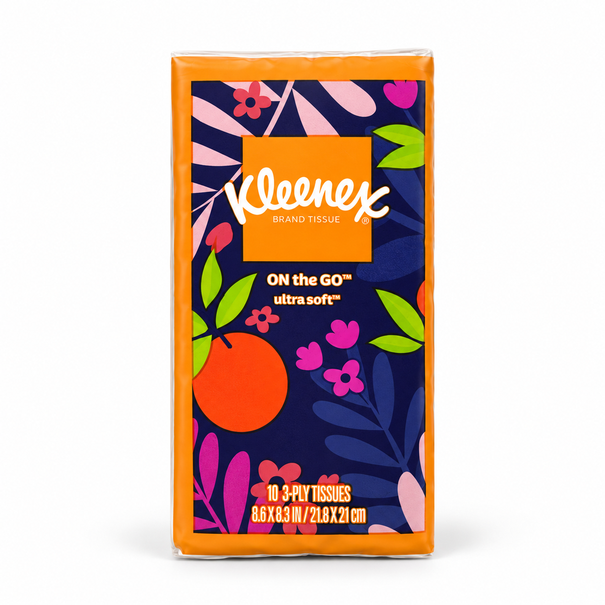 Kleenex On-the-Go Ultra Soft 3-Ply Pocket Tissues – 10-Count Travel Pack