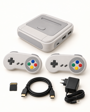 Super Console X Pro 256GB bundle with two controllers and accessories